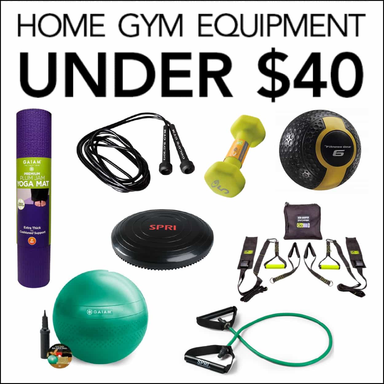 The Best Home Gym Equipment Under $40