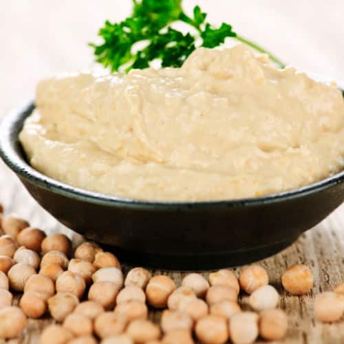Try this low-fat, healthy hummus recipe instead of dip for your next healthy snack! This easy recipe is super tasty too!