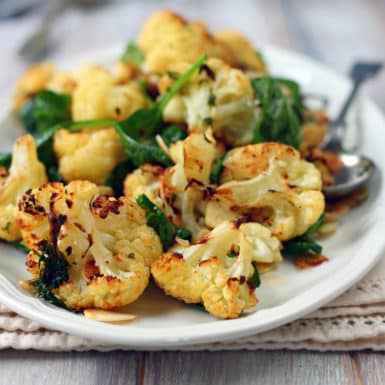 Make this delicious healthy golden cauliflower recipe for a perfect side dish.