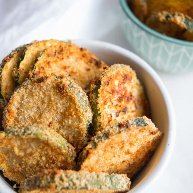 Baked Parmesan Zucchini Chips - Get Healthy U