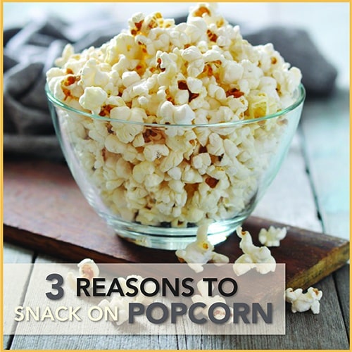 Love popcorn? Good! It's actually one of the healthiest snacks you can eat!