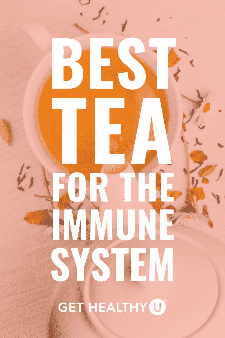 A pinnable image for the best tea for the immune system