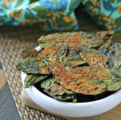 These paleo, gluten free and vegan kale chips are the perfect healthy snack!