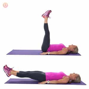 Leg raise ab online exercise