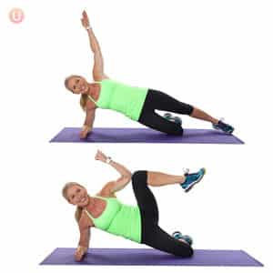 How to Do Modified Side Plank Crunch