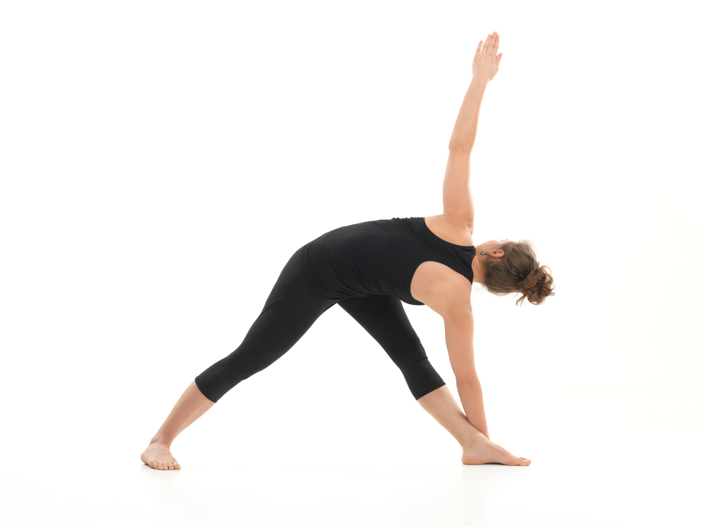Twist Triangle Yoga Pose