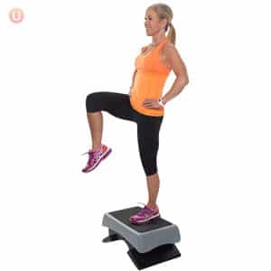 How To Do Alternating Step-Up with Knee Lift