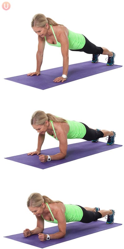 Marching discount plank exercise