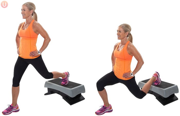 weighted lunges