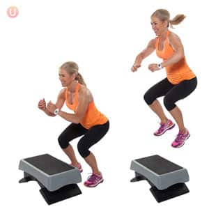 How To Do Jump Squat on a Step