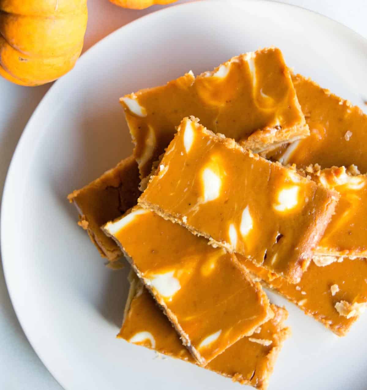 Pumpkin Cream Cheese Bars - Get Healthy U