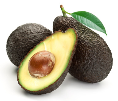 A sliced heart-healthy avocado
