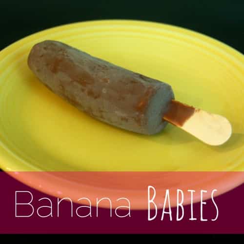 a frozen chocolate covered banana