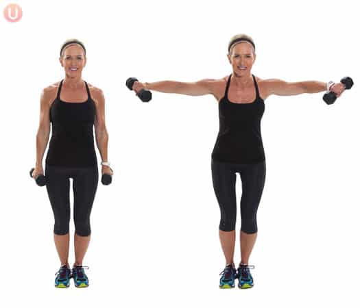 Chris Freytag demonstrating the best shoulder exercises: lateral raise