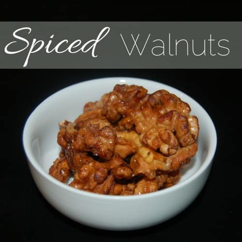 a bowl of spiced walnuts
