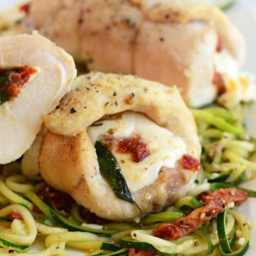 Caprese Stuffed Chicken Breasts