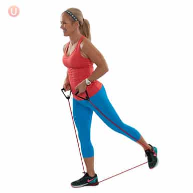 How To Do Resistance Band Alternating Glute Squeeze