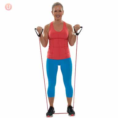 How To Do Resistance Band Bicep Curl