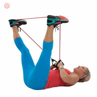 How To Do Resistance Band Outer Thigh Press