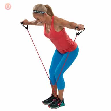 How To Do Resistance Band Rear Delt Raise