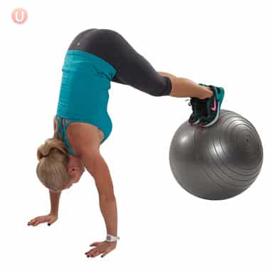 How To Do Stability Ball Ab Pike