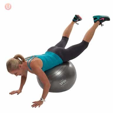 How To Do Stability Ball Prone Hip Extension