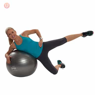 How To Do Stability Ball Side Leg Lift
