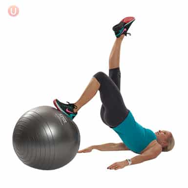 How To Do Stability Ball Single-Leg Lift and Lower
