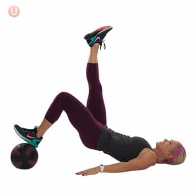 How To Do Medicine Ball Hamstring Roll