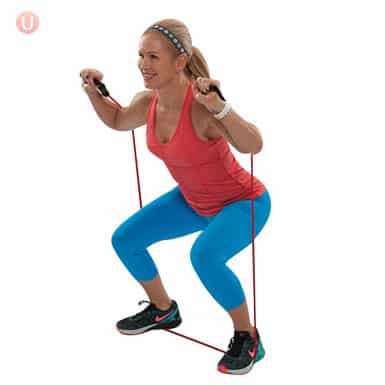 How To Do Resistance Band Squat