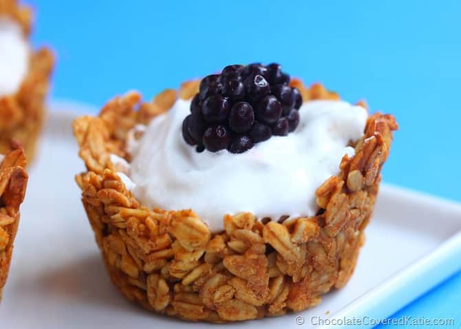 Healthy Muffin Tin Recipe with Granola