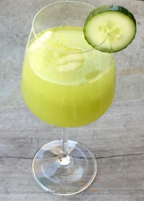 Lemonade Cucumber Fizz Cocktail - Get Healthy U