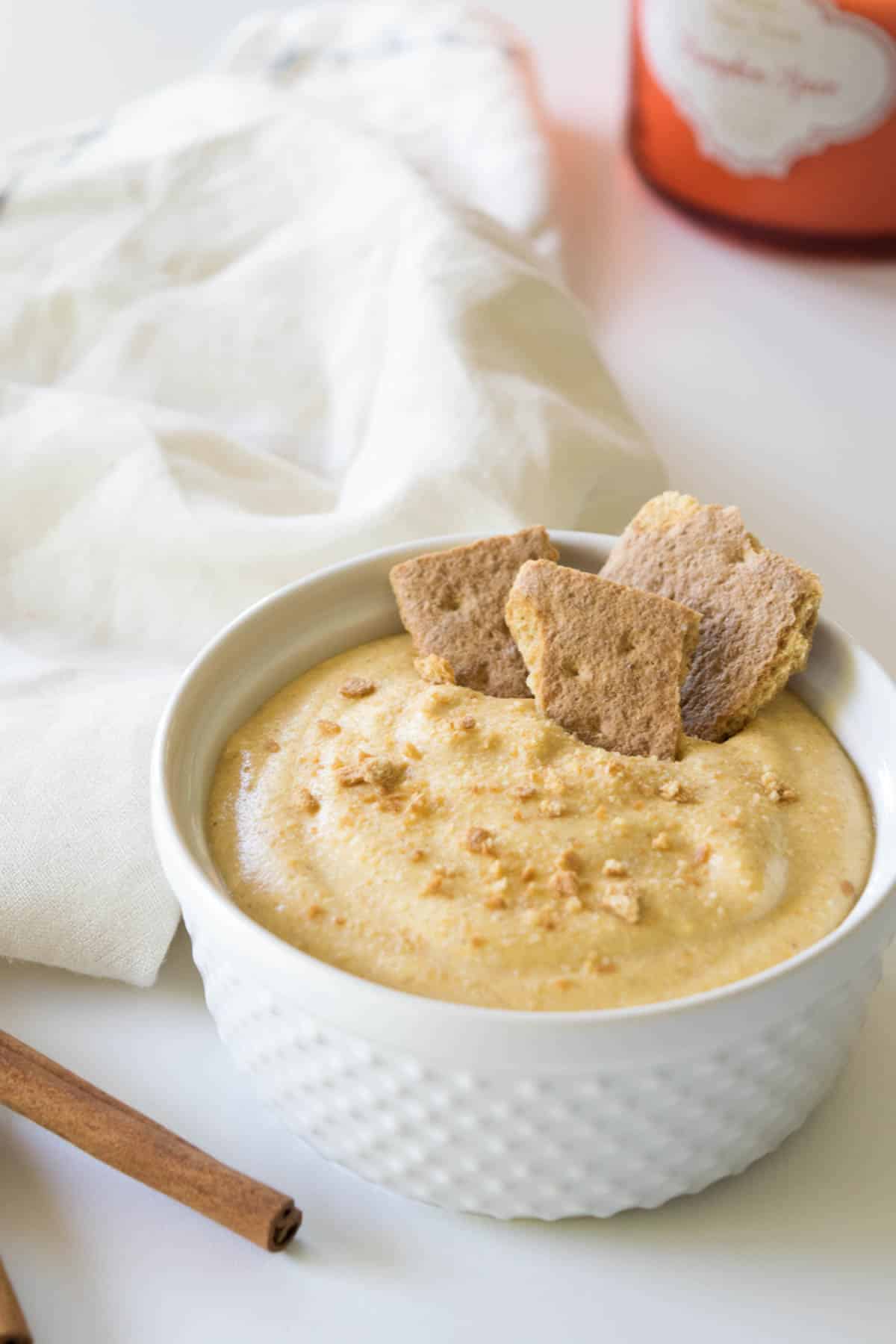 Make this protein-packed pumpkin pie mousse recipe when you want to kick sugar cravings in the butt and still eat healthy!