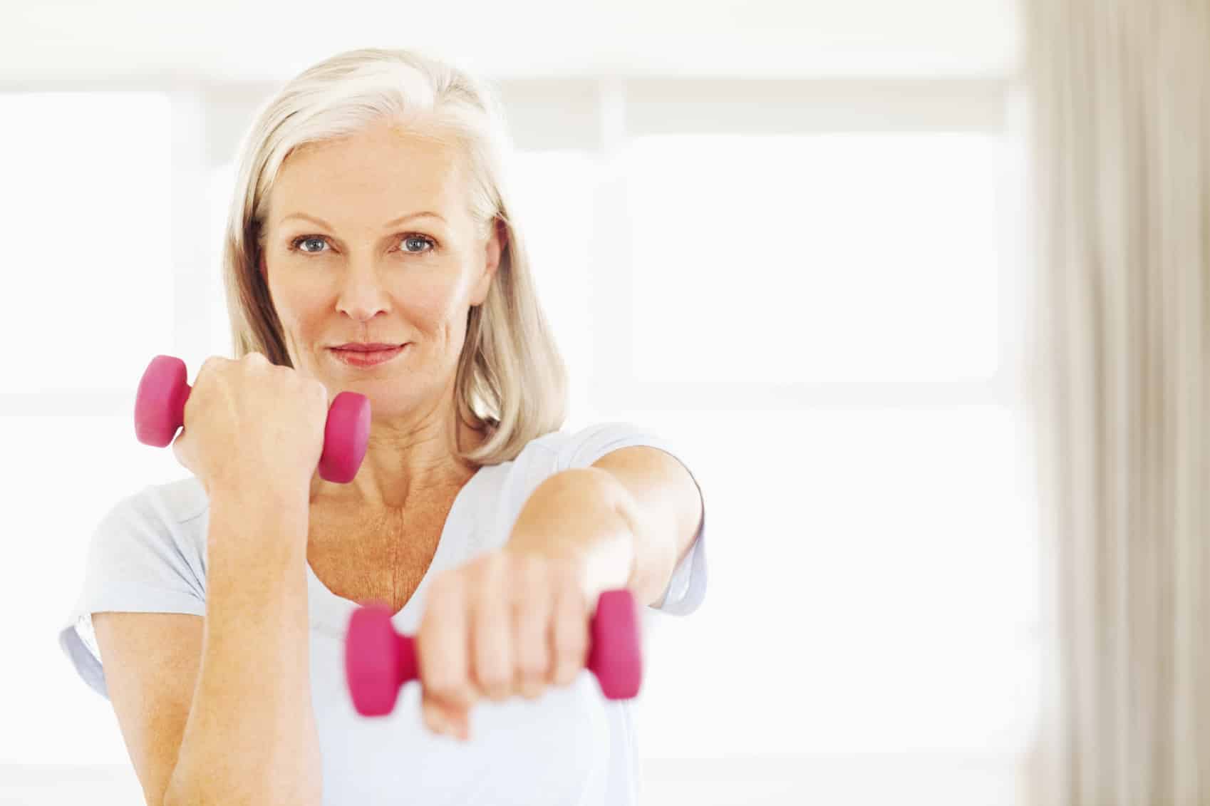 Woman over 50 strength training