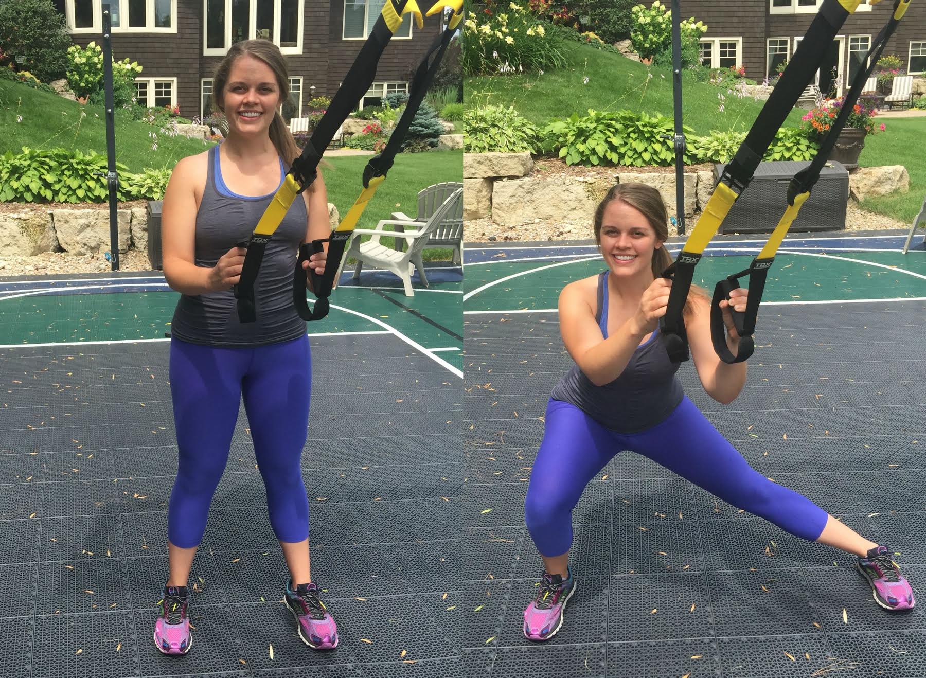 Try this TRX Total Body workout for a quick and effective workout! This total body workout will give you a strong and sculpted core!