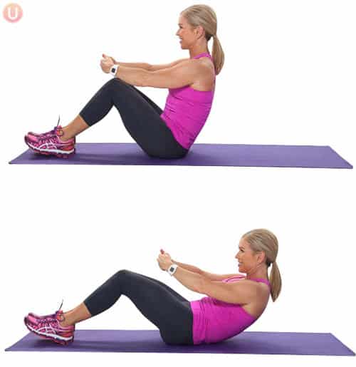 If the baby weight still won't budge around the abs, try this postpartum Pilates core workout