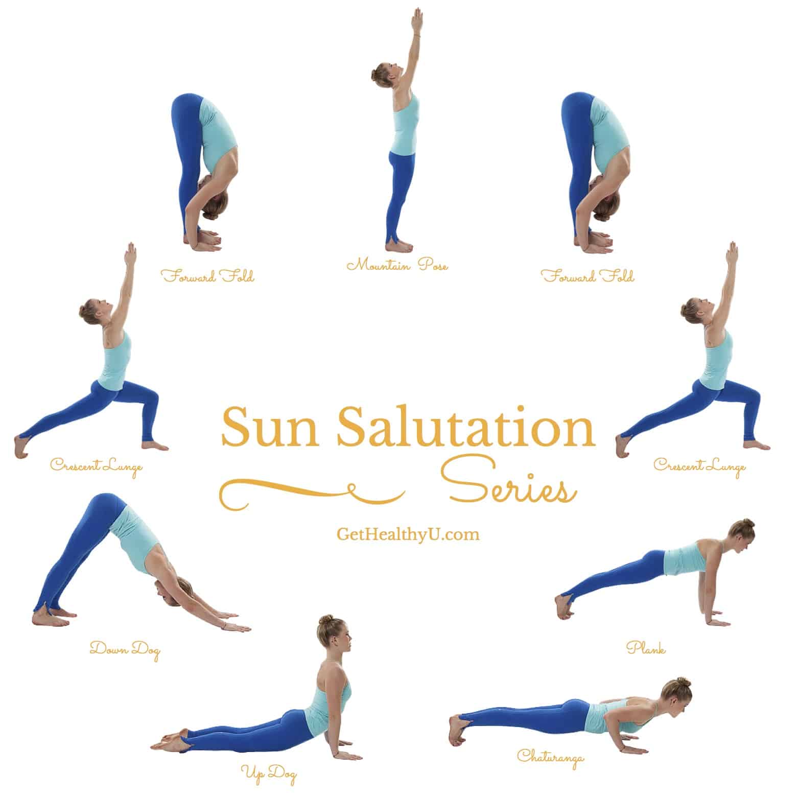 Confused during yoga? Here's exactly how to do a sun saluation!