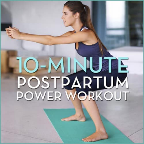 If the baby weight won't budge, give this 10-Minute Postpartum Power workout a try!