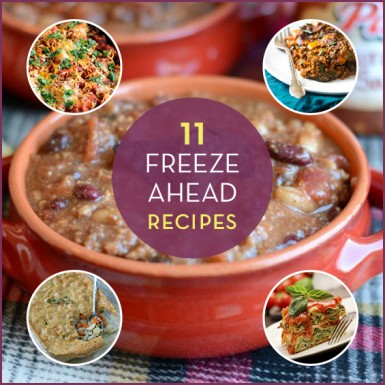 Make meal planning a snap with these 11 healthy and delicious recipes you can make and freeze ahead for nutritious meals on nights you don’t want to cook. #gluten-free #paleo #lowfat