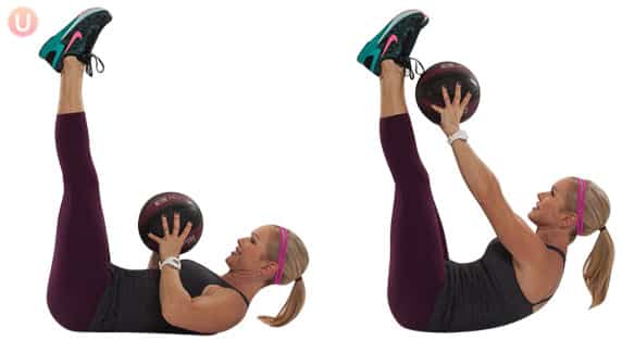 Medicine-Ball-Toe-Touches-Exercise-Core-Workout