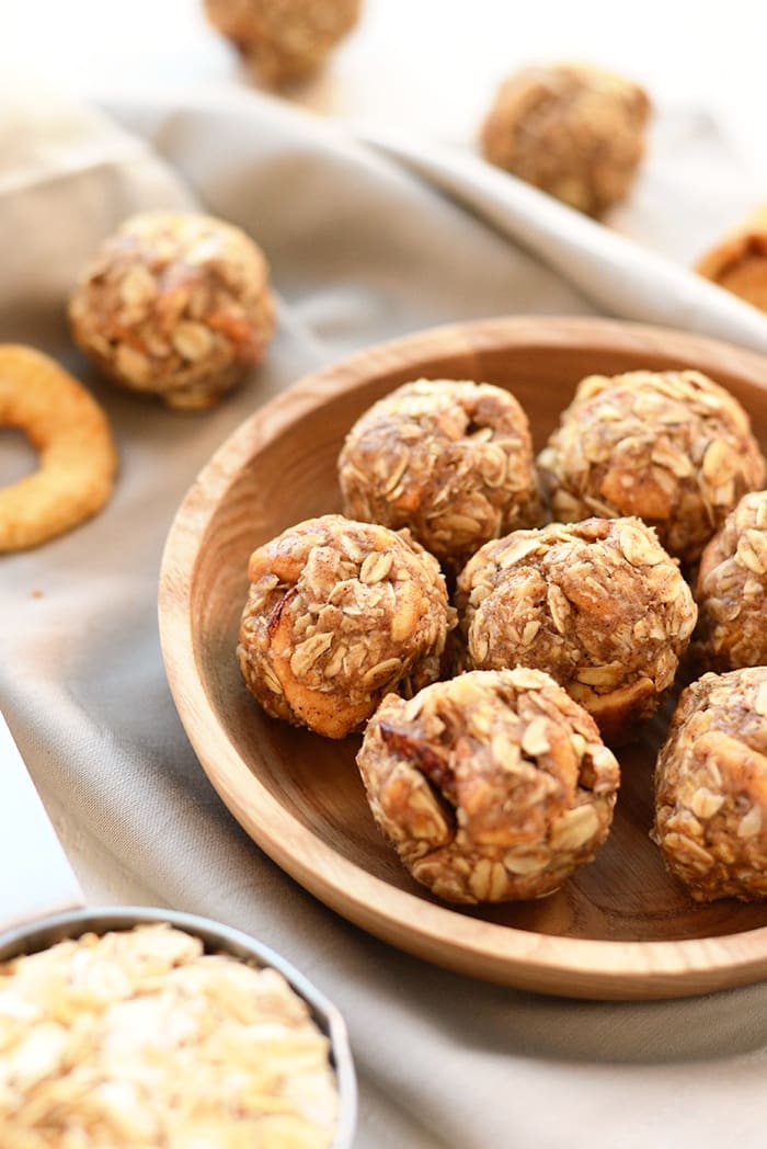 Whip this easy healthy snack in just a few minutes and enjoy applle chai energy balls that will keep you fueled