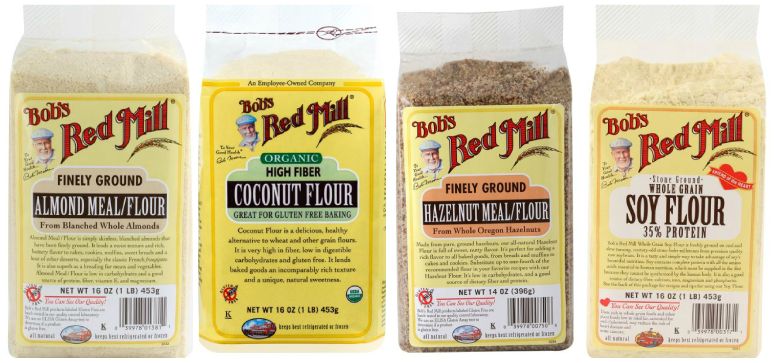 Bob's Red Mill flours and grains