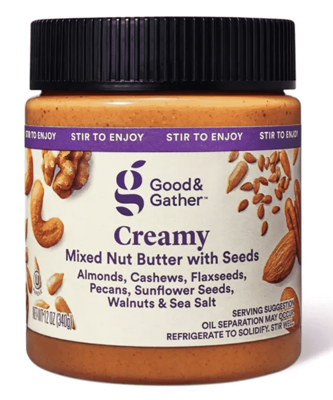 Good and gather mixed nut butter