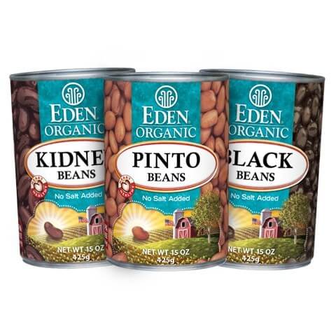A healthy packaged food: Eden Organic beans