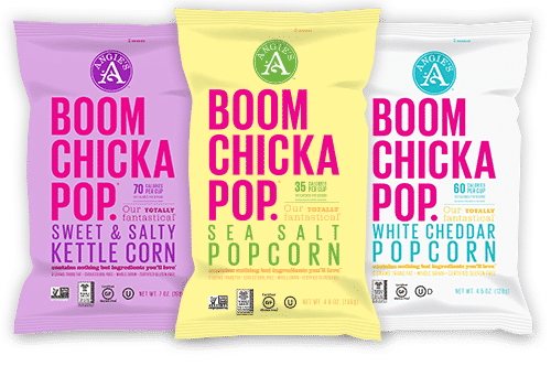 A healthy packaged food: Boomchickapop popcorn