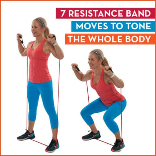 Get fit quick with these 7 resistance band moves to define your whole body.