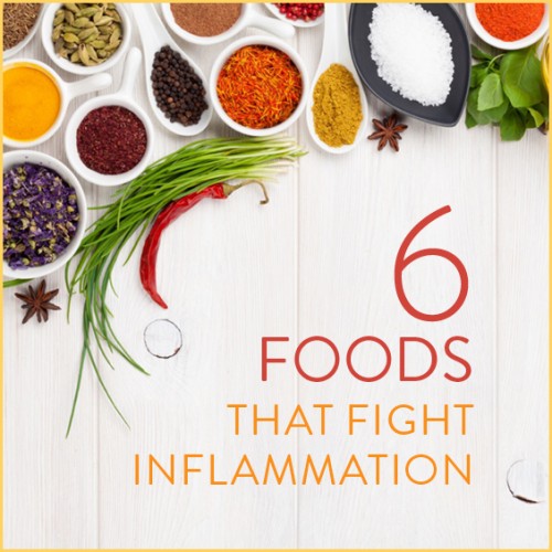 So goodbye to inflammation with these 6 foods that naturally fight it.