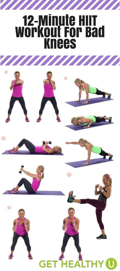 12-Minute HIIT Workout For Bad Knees - Get Healthy U | Chris Freytag