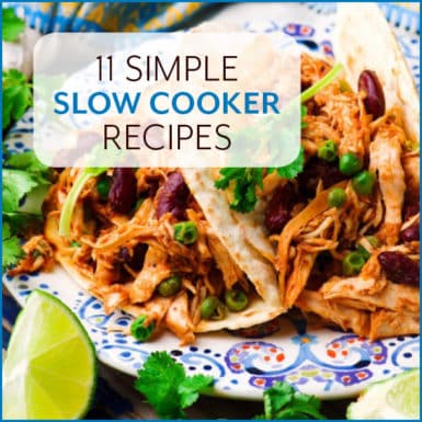 Whip up these 11 healthy and simple slow cooker recipes in a snap! #glutenfree #paleo