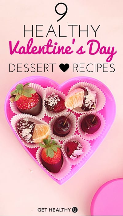 Looking for a healthy dessert recipe for Valentine's day? Try these 9 decadent recipes including a delicious vegan chocolate cake.